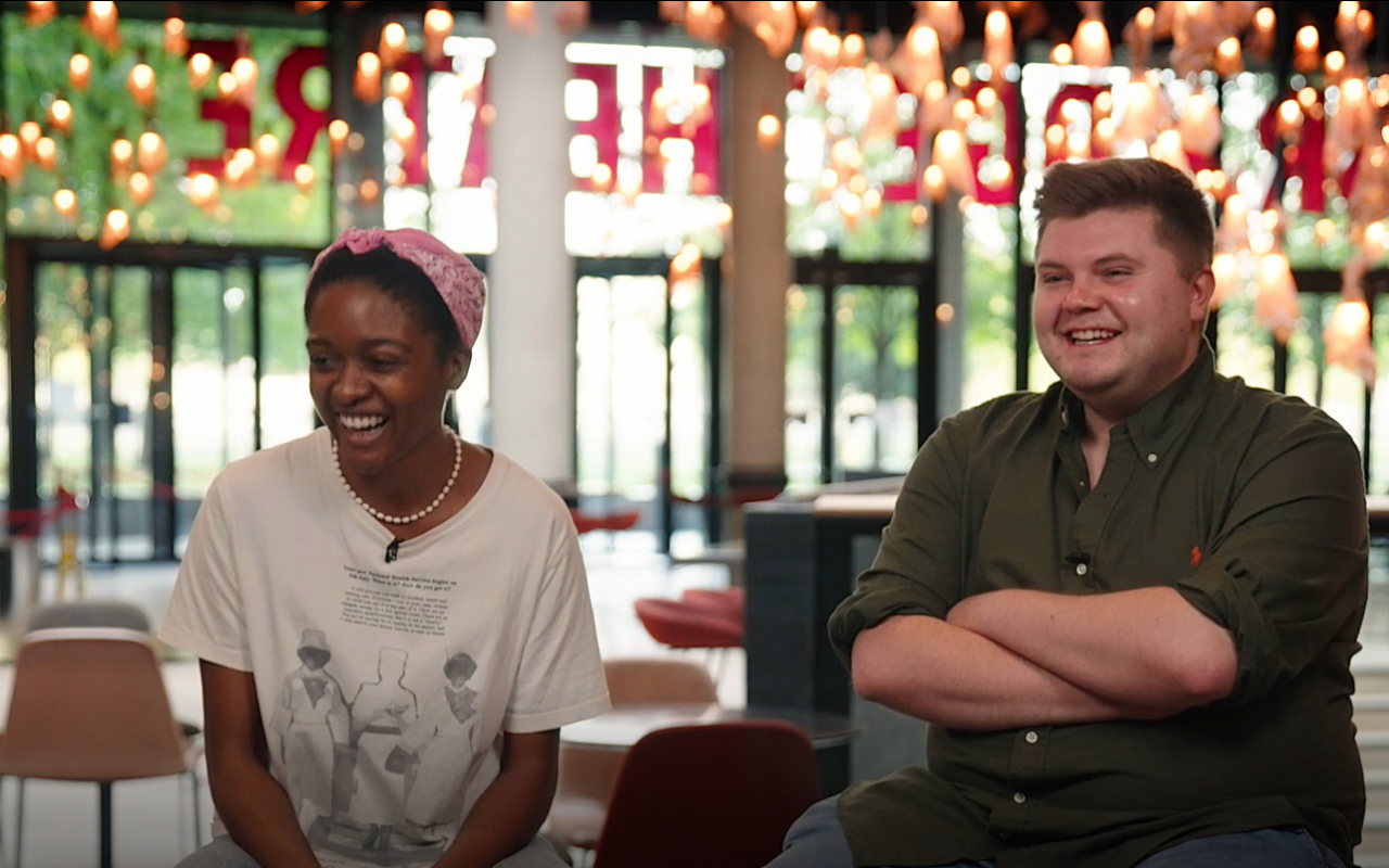 Samuel Creasey and Ella Dacres explain the plot in 60 seconds - Click to watch