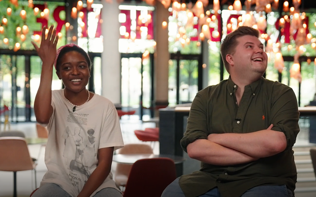 Samuel Creasey and Ella Dacres share their theatre firsts - Click to watch